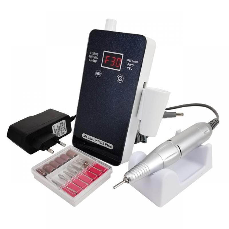2020 New Arrival new technology tempered panel with Touch Switch portable rechargeable Electric Nail Drill Machine nail tools