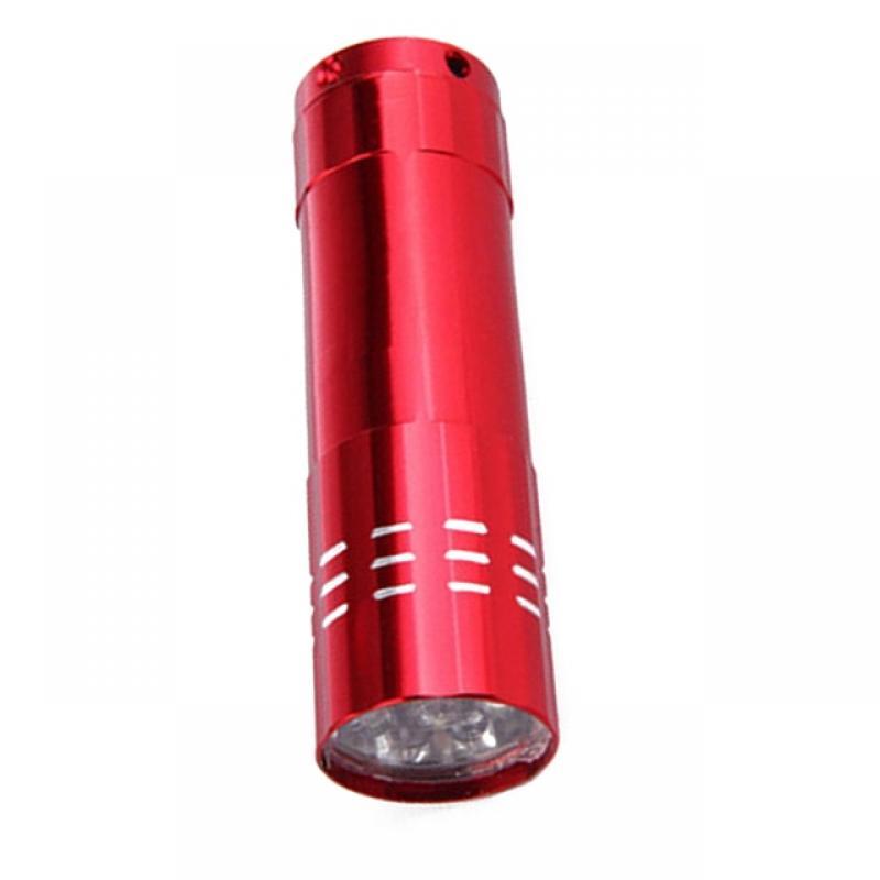 Nail Dryer Mini 9 LED Lights Flashlight UV Lamp Portable Nail Gel Mask Fast Drying Manicure Tool Support Dropshipping