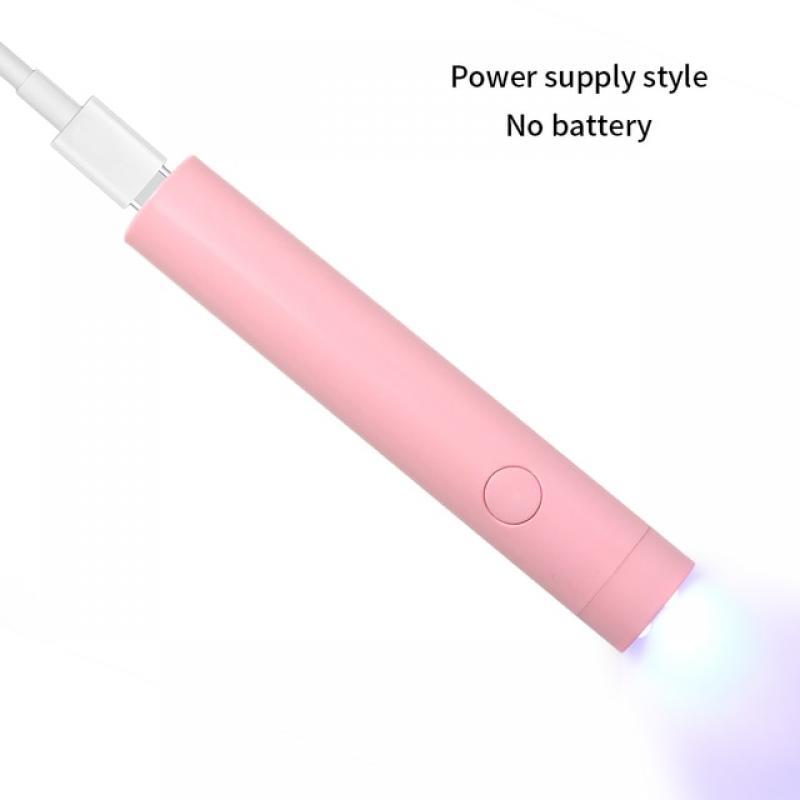 Portable Salon Quick Dry USB Nail Dryer Machine Home Phototherapy Tools Professional UV LED Nail Lamp Mini Flashlight Pen