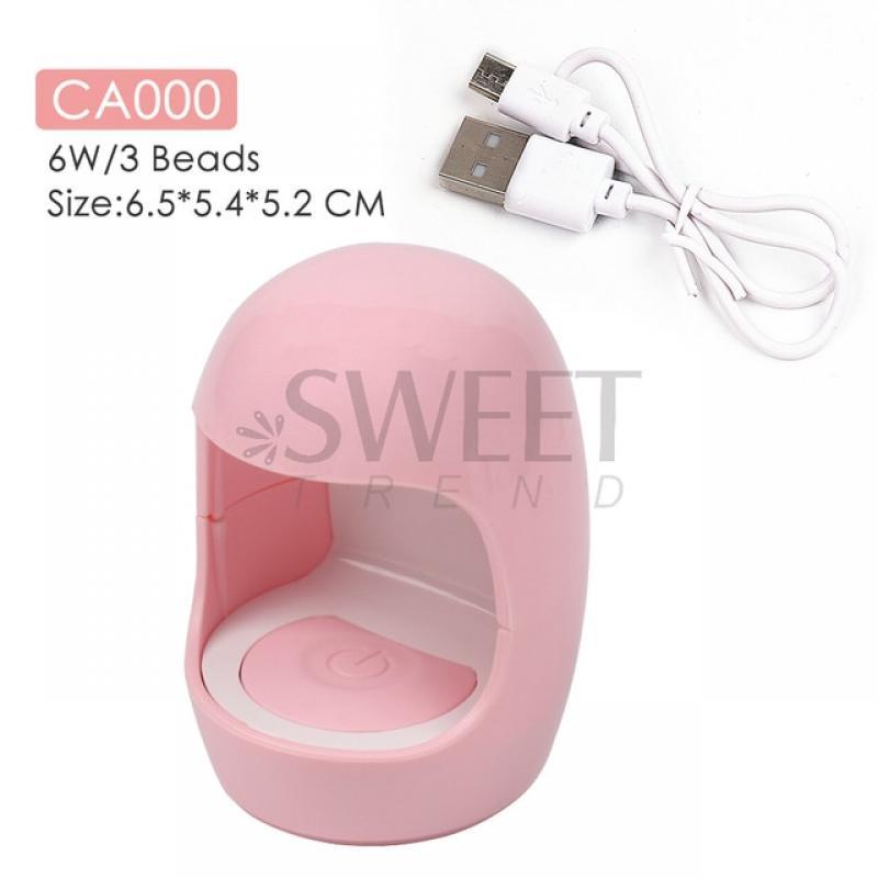 18W Shell UV Nail Lamp Dryer Mini Single Finger Egg Phototherapy Machine Fast Drying Portable Varnish Cured Manicure Tools CA053