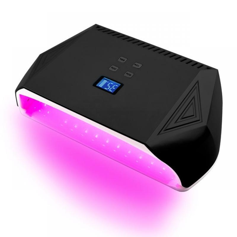 Misbeauty Professional 128w High Power Uv Led Nail Lamp with Custom Logo Cordless Rechargeable for Gel Nail Dryer
