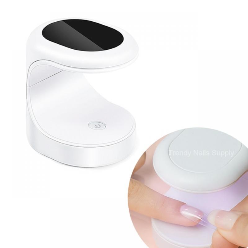 UV LED Mini Nail Lamp for Instant Soft Gel X Tips Acrylic Extension System Finger Nails Polish Dryer Manicure Machine