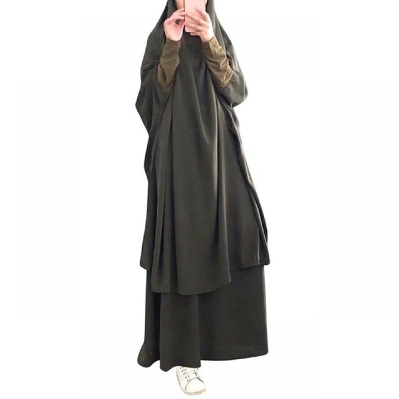 Etosell Women Hooded Muslim Hijab Dress Eid Prayer Garment Jilbab Abaya Long Khimar Full Cover Ramadan Gown Abayas Islamic Cloth