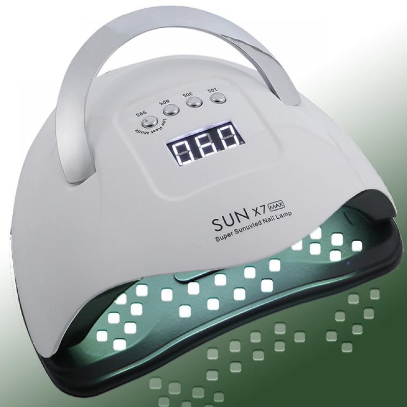 New SUN X7 MAX UV LED Light Nail Polish Dryer with Motion Sensor LCD Display High Speed Dry Gel Nail Dryer Manicure Tool