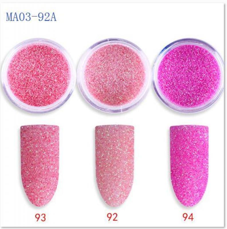 4pcs/set(4color /set) X10ML mix Nail Art Glitter Powder,0.2mm 1mm 2mm glitter 3D Nail Art Decoration For nail art decoration,45