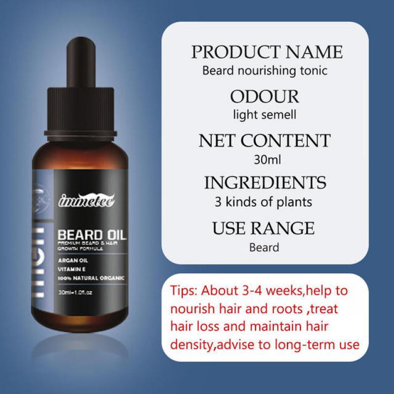 Beard Growth Essential Oil 100% Natural Beard Growth Oil Hair Loss Products For Men Beard Care Hair Growth Nourishing Beard Care