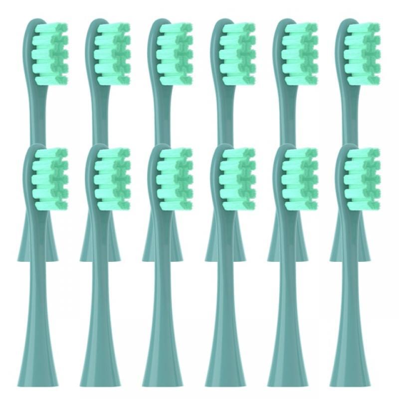 12PCS Replacement Brush Heads for Oclean X/ X PRO/ Z1/ F1/ One/ Air 2 /SE Sonic Electric Toothbrush DuPont Soft Bristle Nozzles