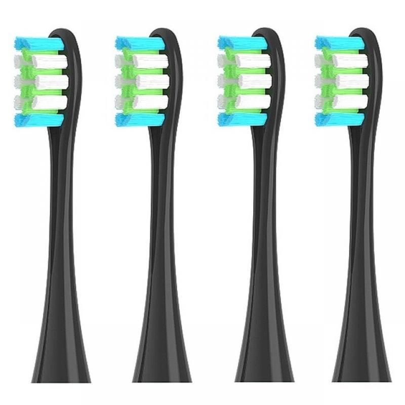 4 PCS Replacement Brush Heads For Oclean X/ X PRO/ Z1/ F1/ One/ Air 2 /SE Sonic Electric Toothbrush DuPont Soft Bristle Nozzles