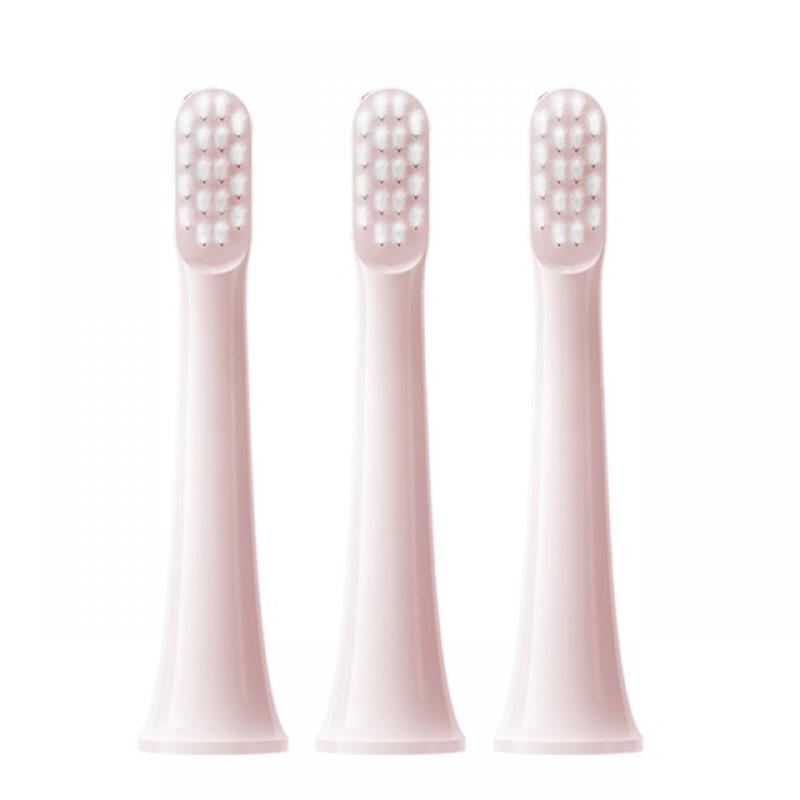 10pcs Replacment Heads For XIAOMI T100 Sonic Electric Toothbrush Soft Vacuum DuPont Whitening Clean Bristle Brush Nozzles Head