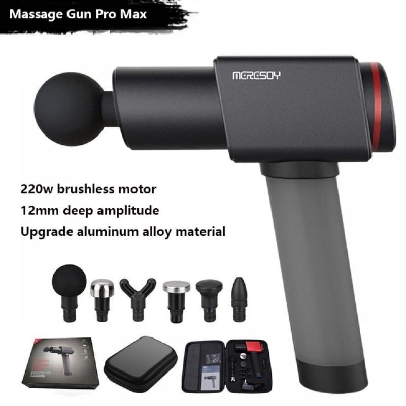 220W Professional Massage Gun 30KG Strong Impact Force Powerful Deep Muscle Massager Brushless Motor For Training Home Gym
