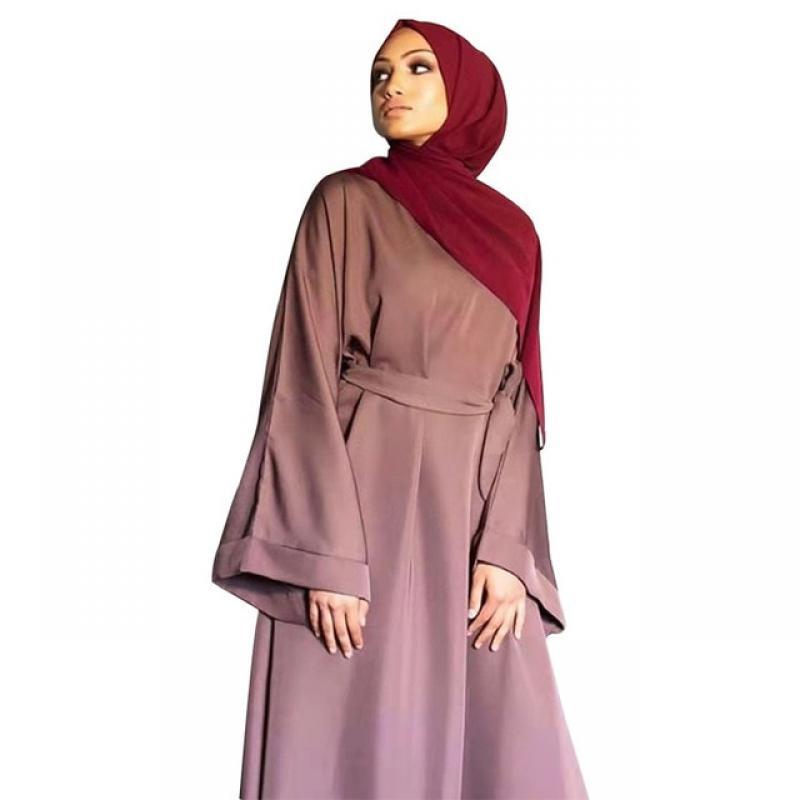 Elegance Islam Eid Ramadan Prayer Abayas Kimono For Women Girl's Long Dresses Dubai African Caftan Marocain Femme Musulman