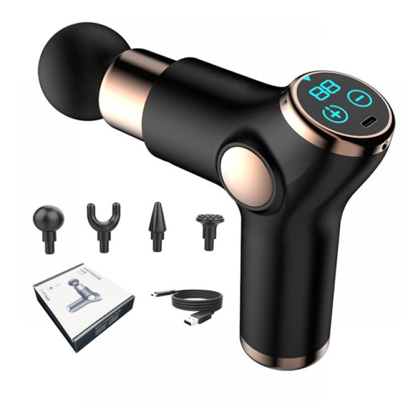 Mini Charging Fascial Gun Vibration Massage Machine Muscle Relaxation Neck And Back Compression Massager Portable Fitness Device