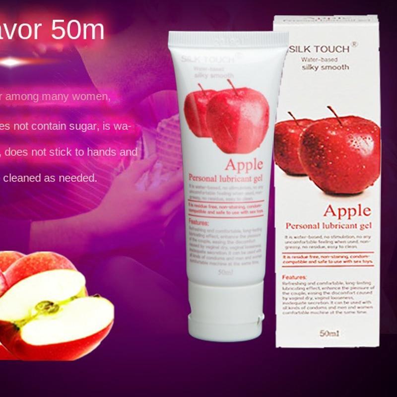 Apple Flavored Oral Sex Fluid Lickable Lubricant Oil Water Based Lube Vagina Anal Gay Gel for Women adult products Lubrication