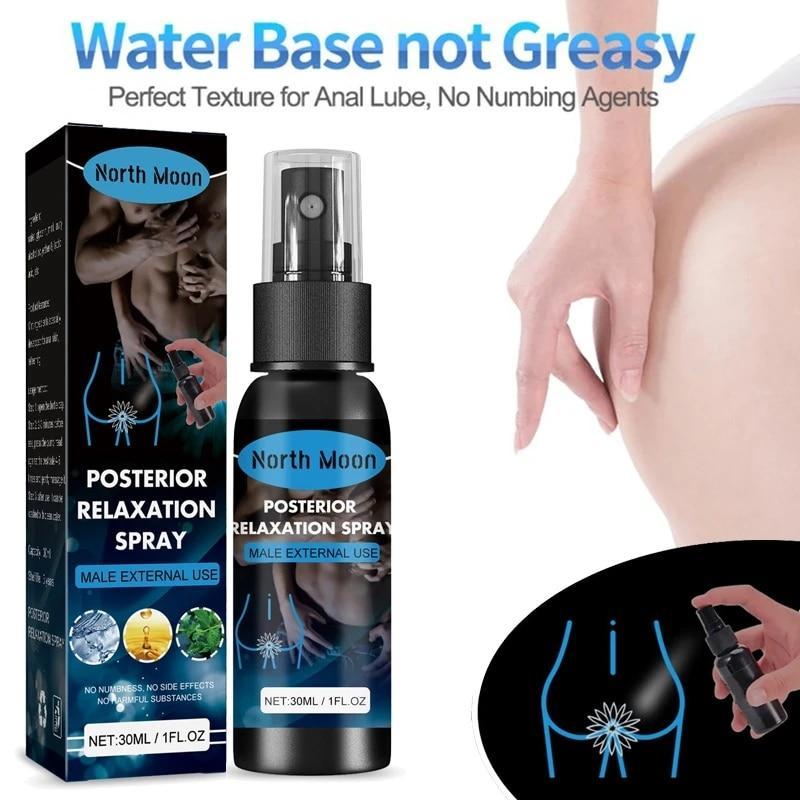 Silk Anal Analgesic Sex Lubricant Posterior Relaxation Spray Water-Based Pain Relief Anal Sex Oil for Adults Gay Women Men Delay