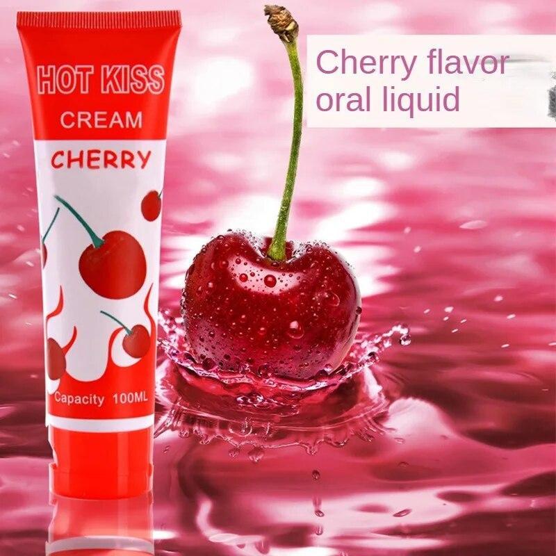 Cherry Lubricant Intercourse Gay Vaginal Female Oral Sex Lube Liquid Male Masturbation Massage Gel Water Based Lubrication oil