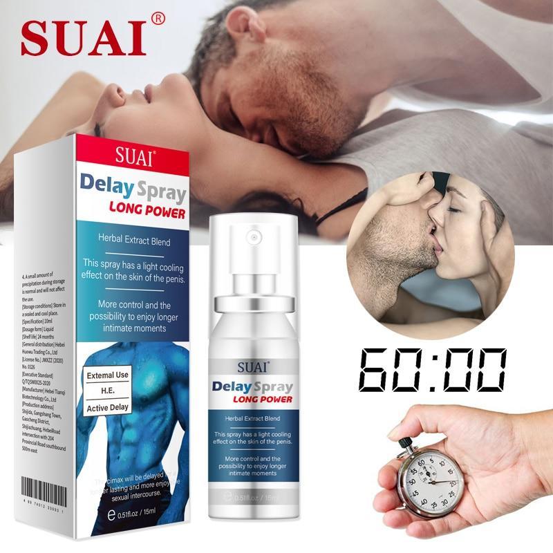 Male Sex Delay Spray Cream Prolong 60 Minutes Prevent Premature Ejaculation For Men Penis Enlargement Erection Delay Products