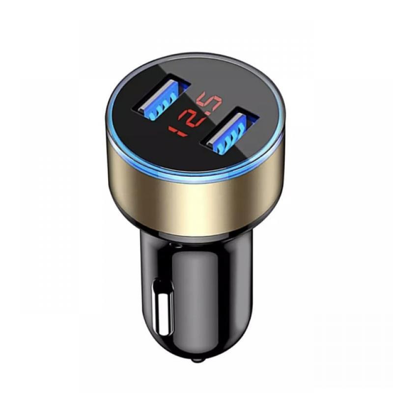 Car Charger 3.1A Dual USB Adapter Mobile Phone Charger For iPhone Xiaomi Car Cigarette Lighter Power Adapter for 12V 24V Cars