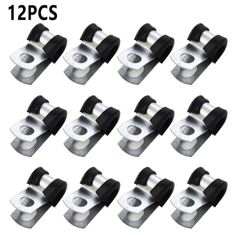 12pcs Brake Pipe Clips For 3/16