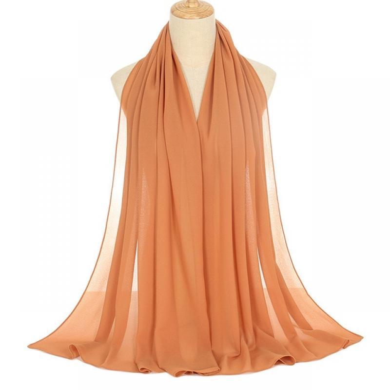 women plain bubble chiffon scarf hijab wrap printe solid color shawls headband women hijabs scarves scarf