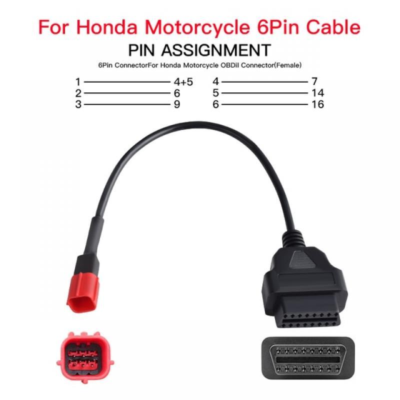 OBD2 Diagnostic Tools Motorcycle Cable for YAMAHA for HONDA for KTM Extension Connector Motobike Moto for SUZUKI Ducati Kawasaki