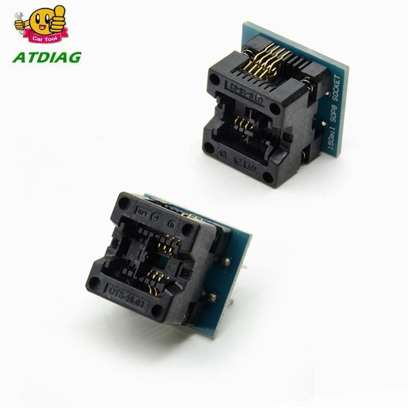 Adapter  SOIC8 SOP8 to DIP8 EZ Socket Converter Module Programmer Output Power With 150mil Connector SOIC 8 SOP 8 To DIP 8