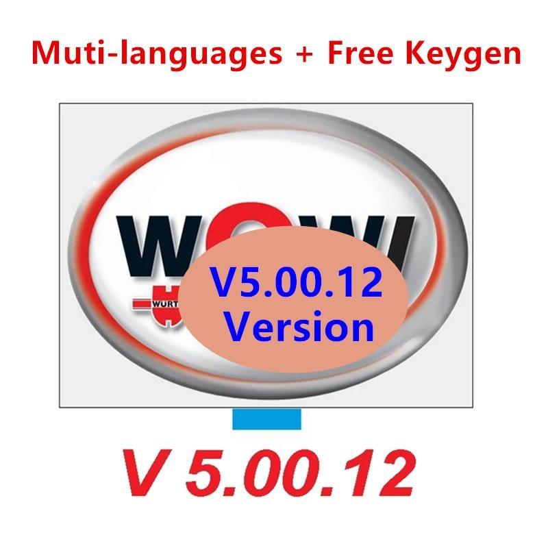 2022 Hot sale For V5.00.12 WOW 5.00.8 R2 Software Multi-languages with Kengen For Tcs Multi-diag Cars Software Repair Data