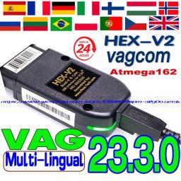2023 Newest V23.3.1 VAGCOM Scanner Tools ST32F429 Scanne Diagnostic Cable VCDSV2 HEX V2 OBD Tools FOR VW AUDI Skoda Seat