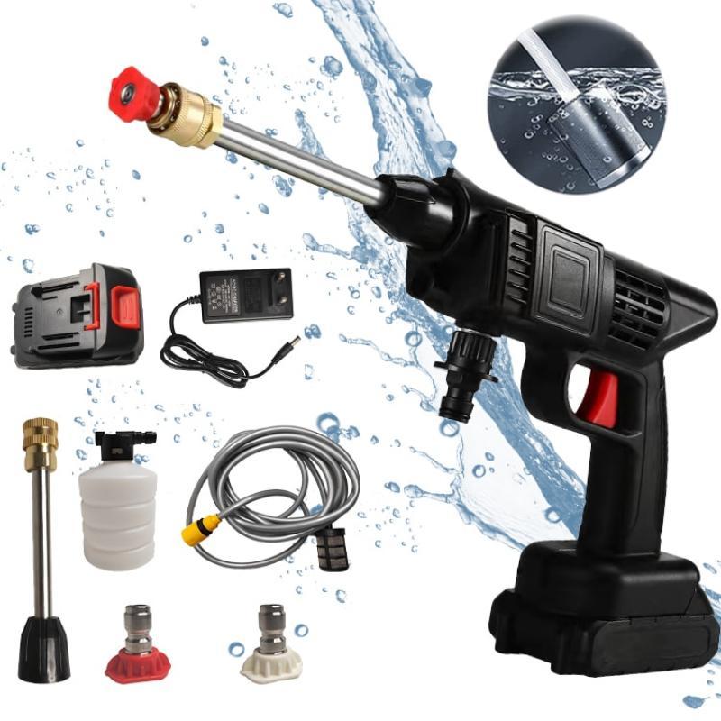 Portable Electric High Pressure Car Washing Gun Cordless Battery Powered Car Washer