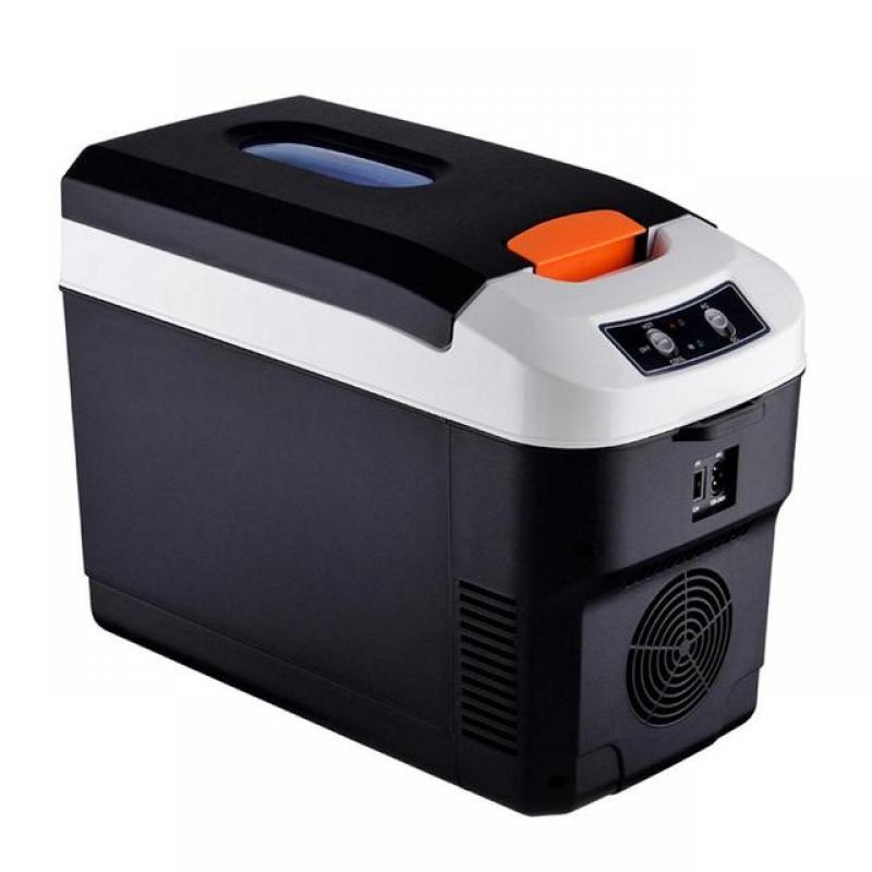 10L Small Refrigerator Car Home Dual-use Refrigerator Outdoor Camping Refrigerator Portable Cooler 12v24V