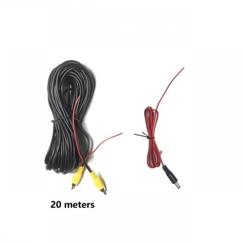 6m Video Cable For Car Rear View Camera Universal RCA 6 Meters Wire For Connecting Reverse Camera With Car Multimedia Monitor
