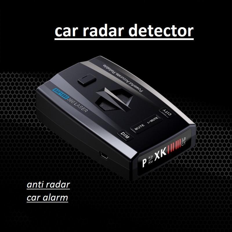 Support Russia English Vehicle radar detector  Auto Car alarm anti radar device LED Display Laser Car Radar Speed Detector