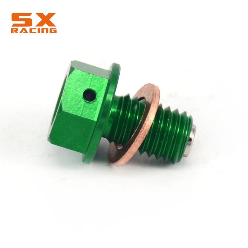 M10*1.5 Magnetic Frame Oil Drain Plug Bolt Screw For KAWASAKI KX65 KX85 KX100 KX250 KX250F KX450F KLX250 D Tracker KLX230 300R