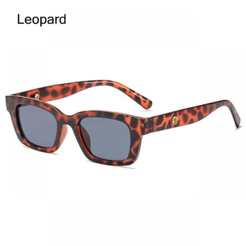 2023 New Women Retro Rectangle Sunglasses 90s Vintage Fashion Narrow Square Frame Sun Glasses UV400 Protection Driving Glasses