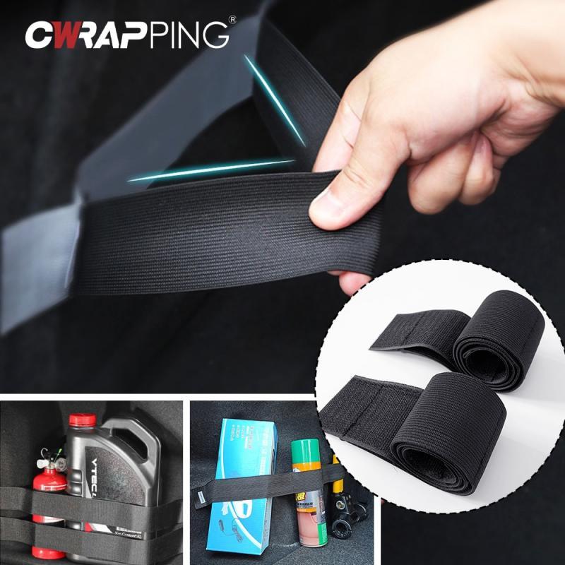 Car Trunk Accessories Velcro Fire Extinguisher Fixed Belt Storage Bag Tape Suitable for Car Interior for Storage Organization