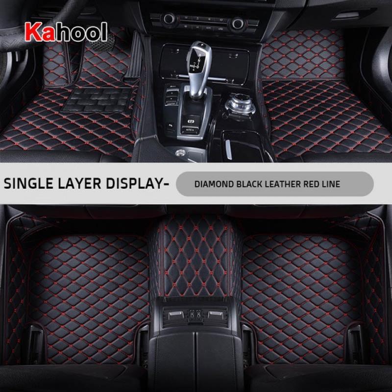 KAHOOL Custom Car Floor Mats For VW Passat Saloon Sedan B5 B5.5 B6 B7 B8 Auto Accessories Foot Carpet