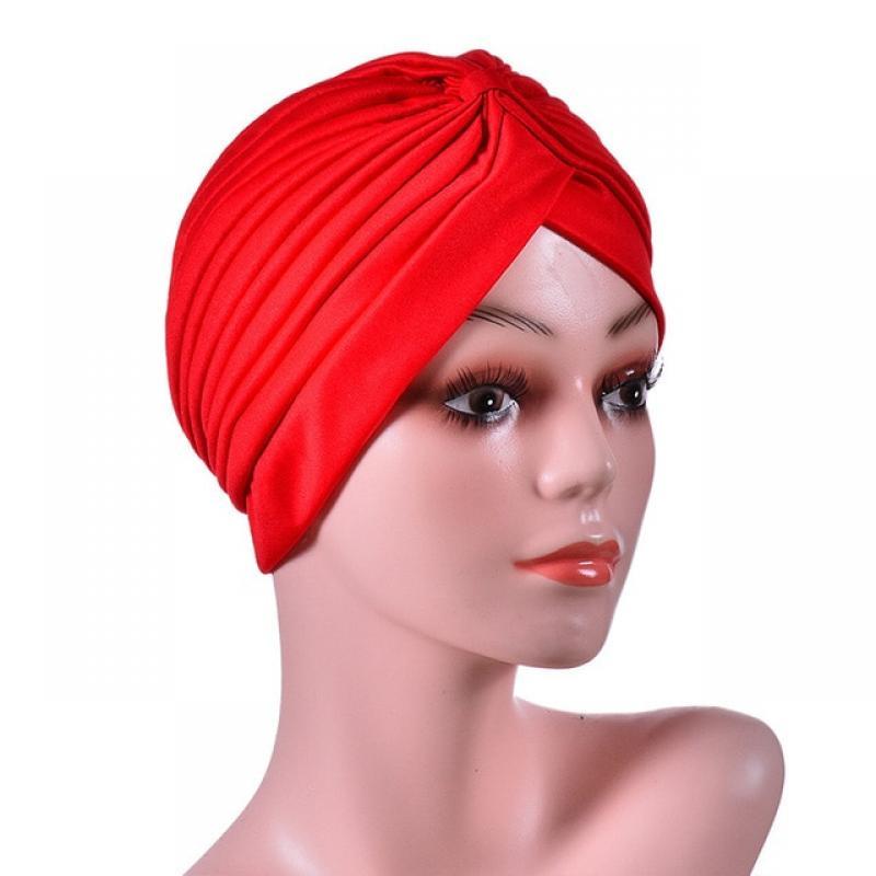 Muslim Women Turban India Headscarf Sleep Night Cap Beanie Bonnet Hair Loss Chemo Caps Islamic Hat Headwear Stretch Head Wrap