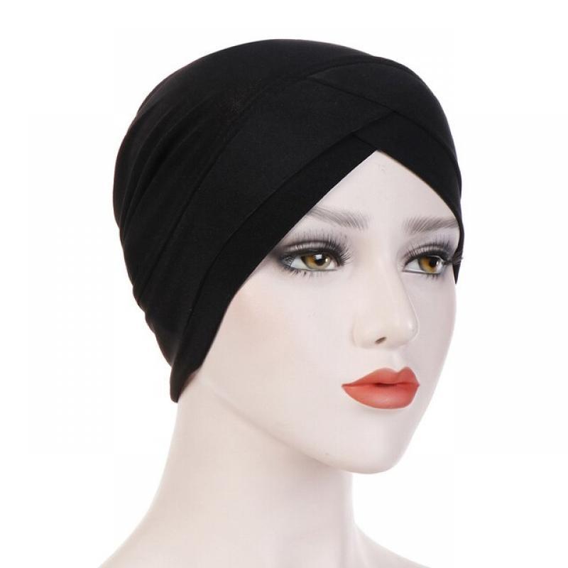 Fashion Casual Stretch Gold Velvet Headwrap Turban Hat Women Muslim Chemo Cap Vintage Female Beanies Bonnet femme