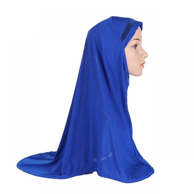 Muslim Women Headscarf Shawl Scarf Hijab Wrap Headwear Amira Islamic Full Cover Prayer Hat Arab Worshipe Service Hijab