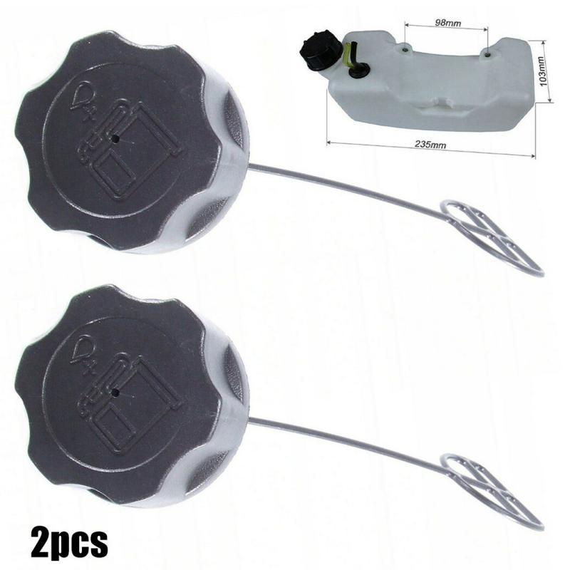 2pc Multi-Fuel Petrol Tank Cap For Fuxtec Güde Rotfuchs Zipper Strimmer Trimmer Brush Cutter Garden Tool Parts