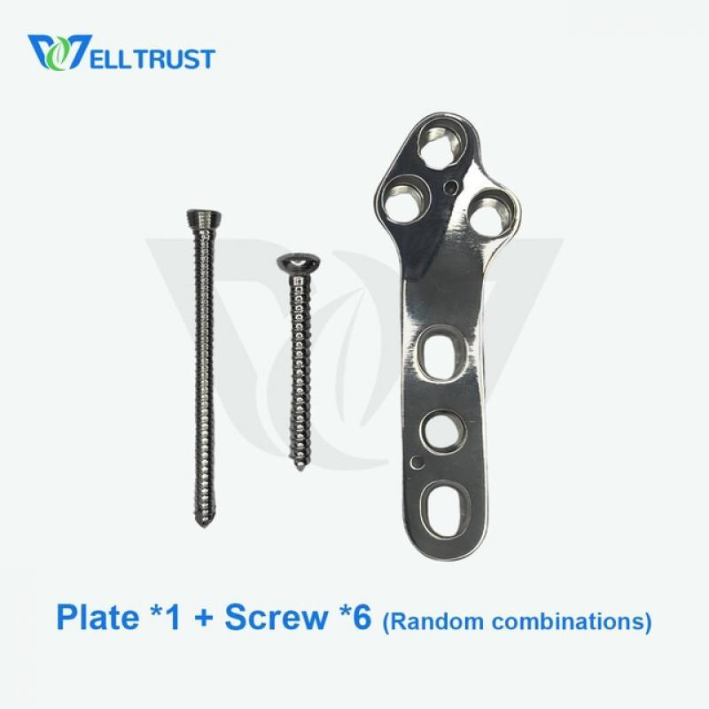 Veterinary TPLO Plate Orthopedic Locking Implant TPLO Stainless Steel Plate with Screws for Pet Medical Surgical Instruments