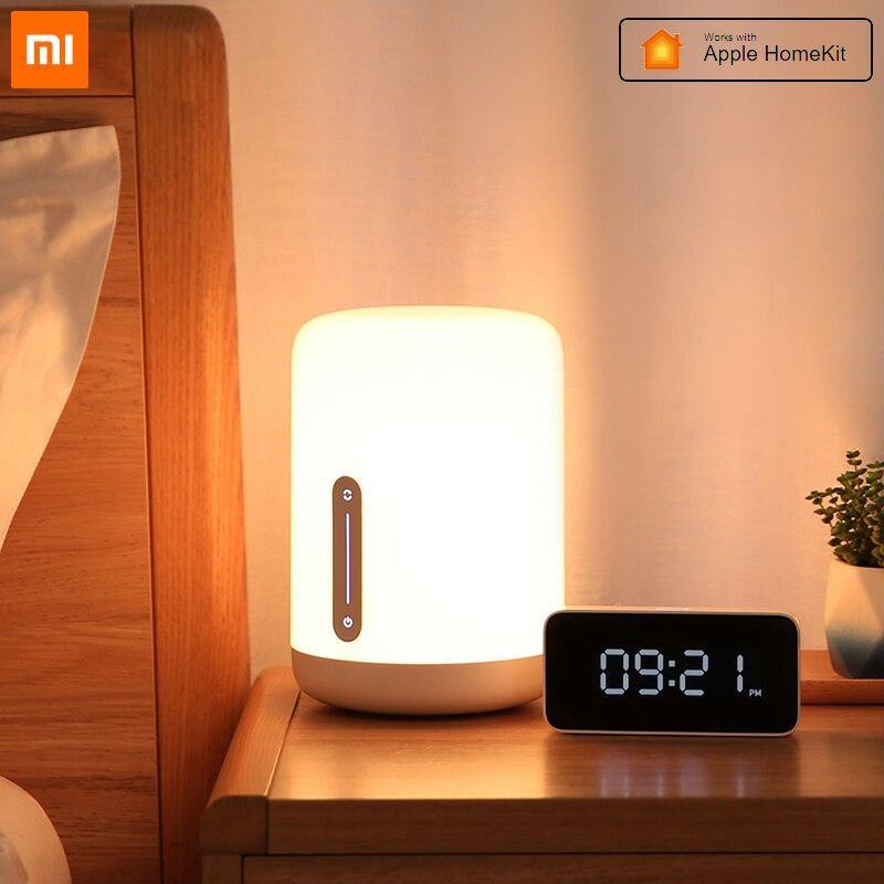 Xiaomi Mijia Bedside Lamp 2 Smart Touch LED Night Light with Large Light-emitting Area and 400 Lumens Multi-language Control