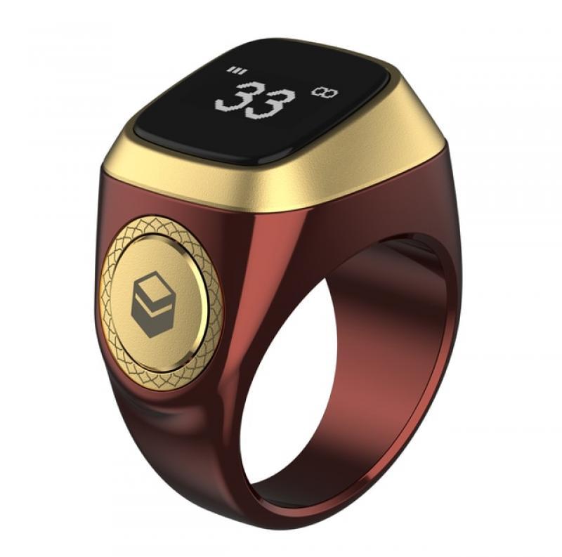 Smart Tally Counter for Muslims Ring Bluetooth Electronic Digital Prayer Time Vibration Reminder