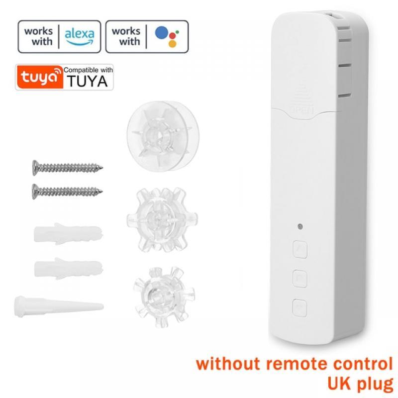 Tuya WIFI Smart Electric Curtain Motors Mobile APP Control Remote Control Voice Control Work For Alexa Google Home