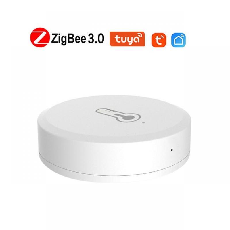 Tuya ZigBee Temperature Sensor Temperature And Humidity Sensor Work With Alexa Google Home Smart Life App Control Automation