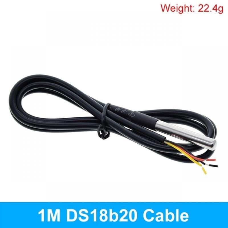 DS1820 Stainless steel package Waterproof DS18b20 temperature probe temperature sensor 18B20 for arduino