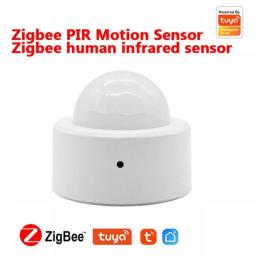 Tuya Zigbee PIR Motion Sensor Human Body Movement Wireless Infrared Detector Smart Home Security Work With Alexa Google Home