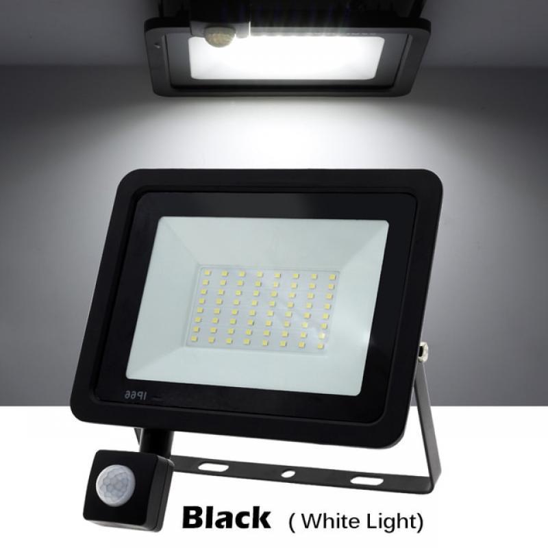 LED Flood Light PIR Motion Sensor Wall Lamp AC 220V Waterproof Spotlights 30W 50W 100W Reflector Outdoor Garden Street Lighting