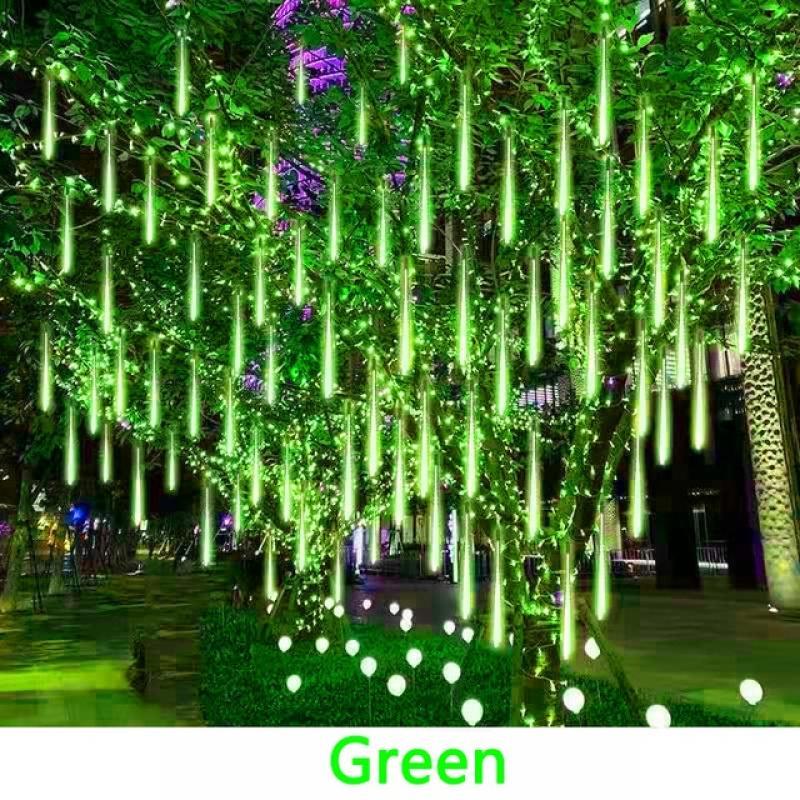 1/2/3/4 Pcs Meteor Shower Rain LED String Lights Outdoor Street Lamp Garland Christmas Tree Decorations Wedding Fairy Garden New