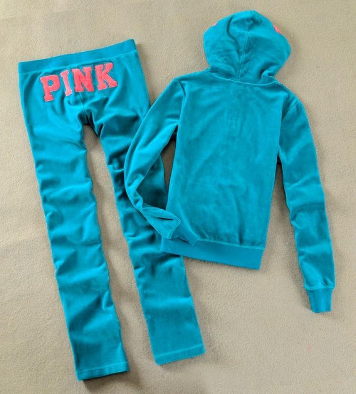 Spring / Fall 2021 PINK Women's Brand Velvet fabric Tracksuits Velour suit women Track suit Hoodies and Pants SIZE S - XL