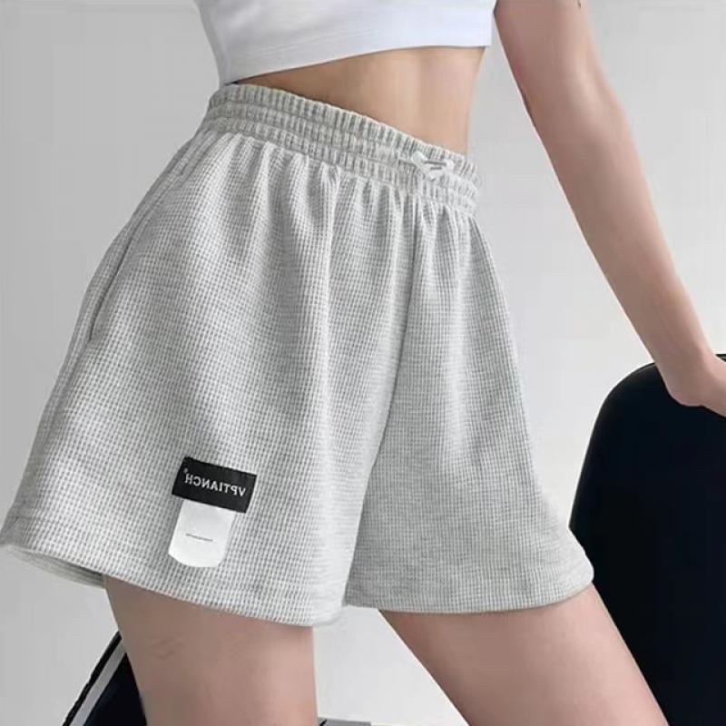 Summer Women's Shorts 2023 Trend High Waisted Black Shorts Casual Aesthetic Elastics Pockets Loose Summer Women's Clothing